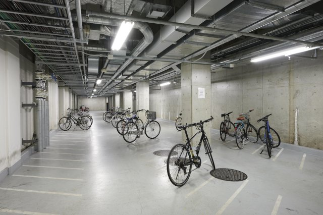 ドーミー百万遍アネックスのその他共用部分|駐輪場