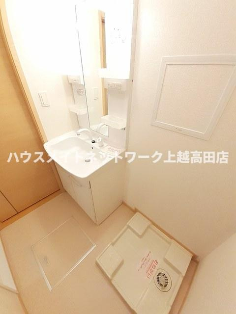グランシャレー栄の洗面所|洗髪洗面化粧台