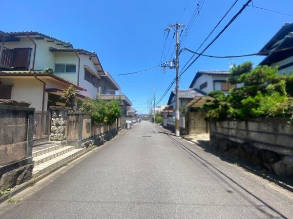 和歌山市内原　土地の前面道路含む現地写真