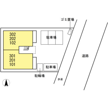 ルーピン　　刈谷市近郊の賃貸ならクラスホーム刈谷店の区画図|同物件の別部屋になります。