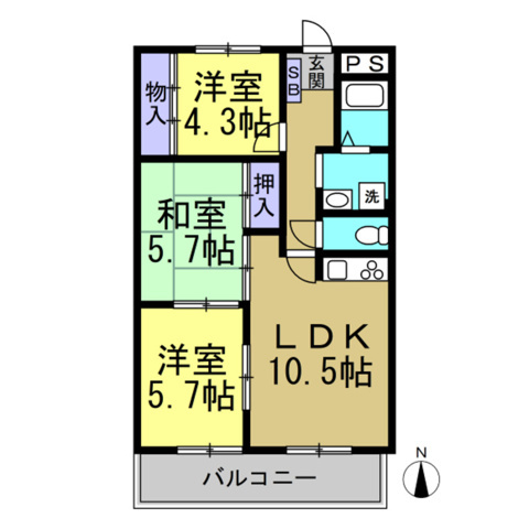 ピボットマンション池下の間取り