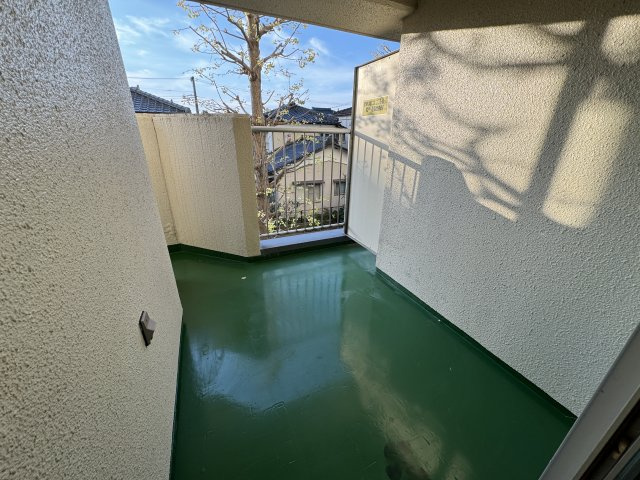 駅南ハイツのバルコニー