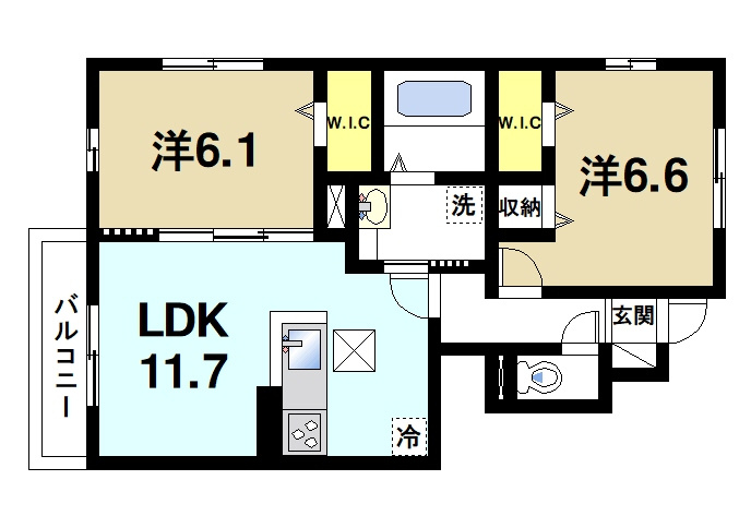 エディセジュールの間取り