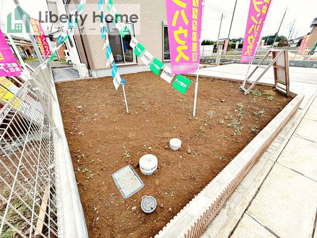 坂東市沓掛23-P1　2号棟　の庭