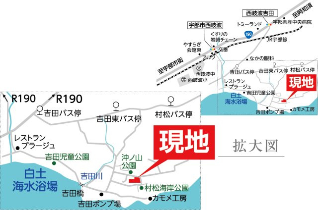 【地図】 | フィールズ西岐波（吉田）