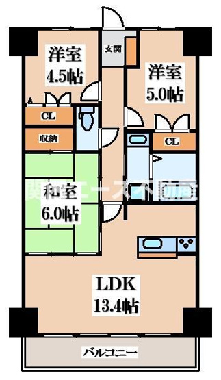 【間取り】 | ディオフェルティ石切