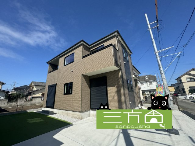 新築　高崎市貝沢町6期　Heartful　Town　1号棟の外観|現地写真　完成しました！物件のご内覧等、お気軽にお問合せください♪　
