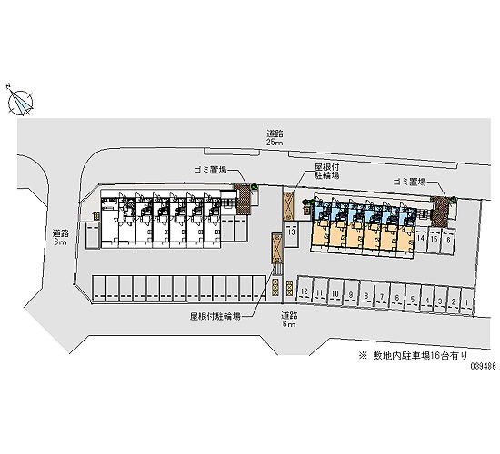 レオパレスラバーズスクレートⅡの駐車場