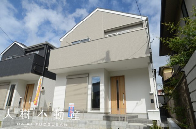 【外観】 | 海老名市国分寺台２丁目 新築戸建て 全2棟【仲介手数料無料】 | 建物完成しました！！内見可能です♪