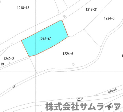 【区画図】 | 山野条件無し売地