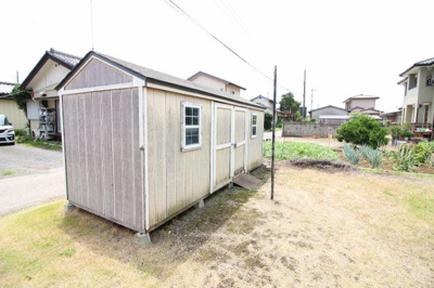 【収納】 | 太田市脇屋町　中古戸建 | あると便利な外部の簡易物置です☆