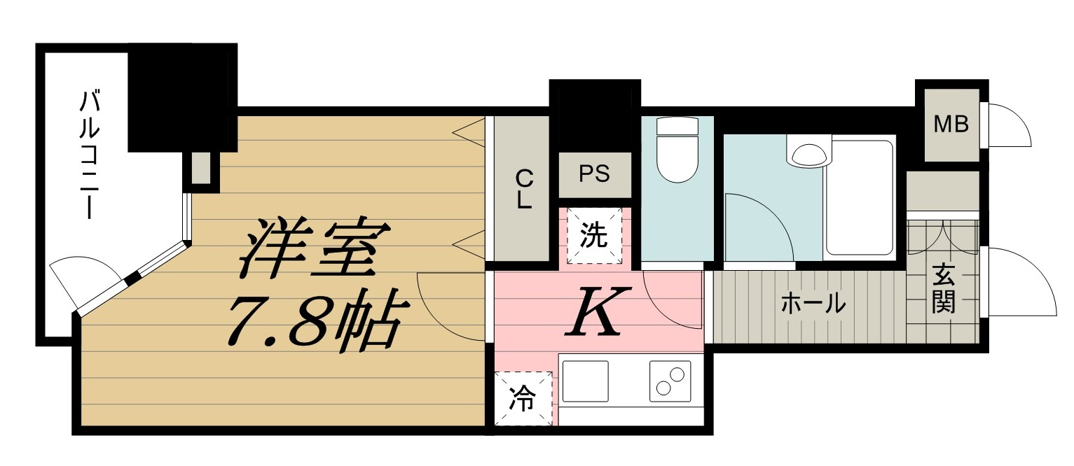パークアクシス千葉の間取り