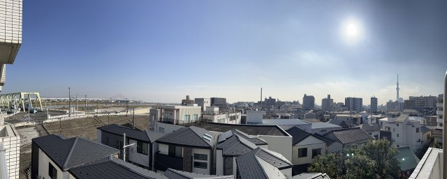 リーベ墨田　5階　角　部屋　ルーフバルコニー付　リ　フォーム済の展望