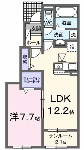 メゾンドアポロンの間取り