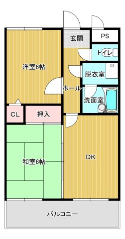 ライオンズマンション久留米中央公園の間取り