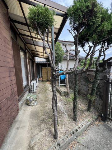 古城町戸建ての庭