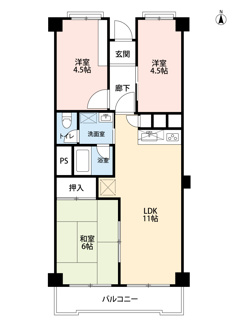 【間取り】 | 高槻ビューハイツ