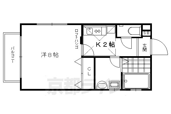 パーソナルサルーン西陣Ｊｒの間取り