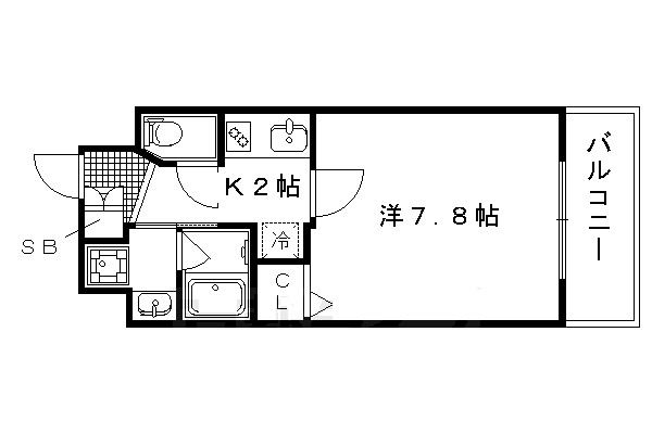 ベラジオ京都鞍馬口の間取り|【代表的な間取りです】