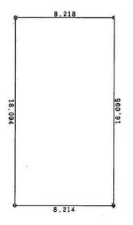 【土地図】 | 川越市川鶴2丁目　建築条件なし売地　東武東上線『鶴ヶ島駅』徒歩30分　【川越西小学区】