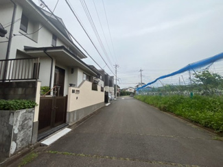【前面道路含む現地写真】 | 川越市川鶴2丁目　建築条件なし売地　東武東上線『鶴ヶ島駅』徒歩30分　【川越西小学区】