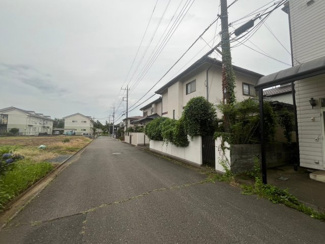 【前面道路含む現地写真】 | 川越市川鶴2丁目　建築条件なし売地　東武東上線『鶴ヶ島駅』徒歩30分　【川越西小学区】