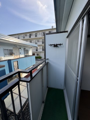【バルコニー】 | エクセルドリームタウンB | ※同タイプ、別部屋写真使用。