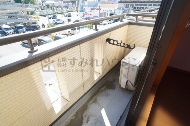 アドミール栄のバルコニー