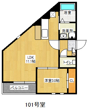 【間取り】 | Grandtic　JK　プライスホームなら仲介手数料0円！初期費用が安い！