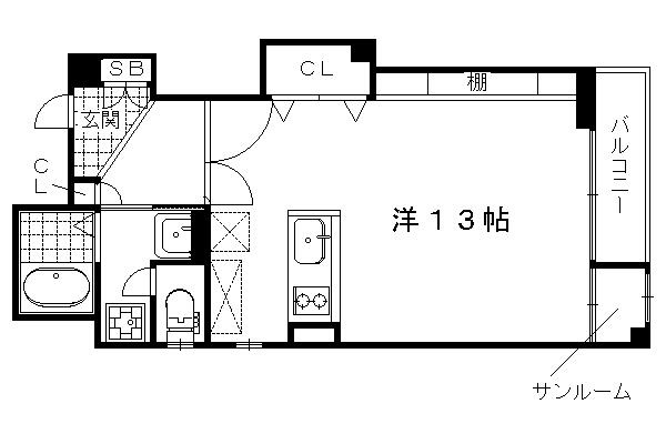 清淳西陣の間取り|【代表的な間取りです】