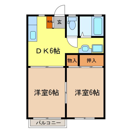 【間取り】 | ウィングコーポラスⅠ