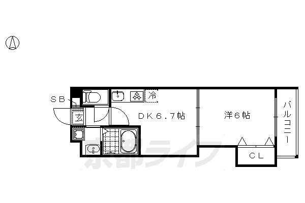 ネストル－Ｎｅｓｔｏｒ－の間取り|1DKタイプの広い間取り有ります