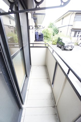 【バルコニー】 | スプリングハイム A | ※同物件・反転タイプの写真です。