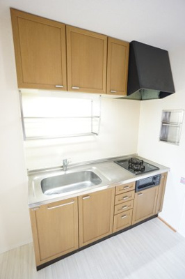 【キッチン】 | スプリングハイム A | ※同物件・反転タイプの写真です。