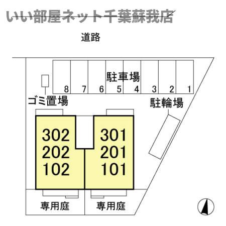La Crece Kの区画図