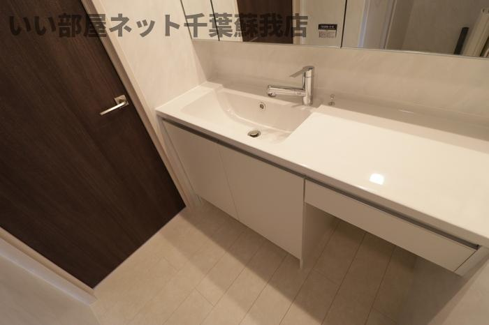 La Crece Kの洗面所|広い洗面スペース