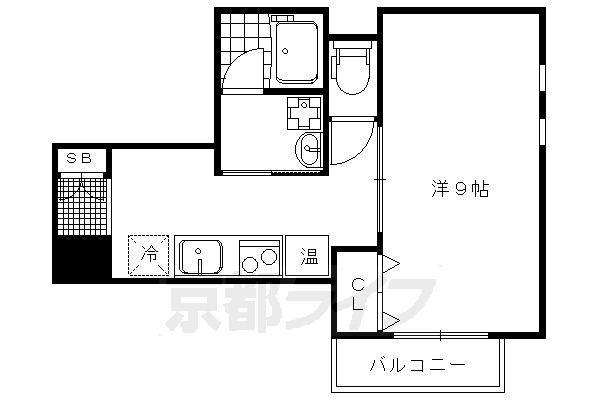 ドルフソレイユ鞍馬口の間取り|別タイプの間取りです