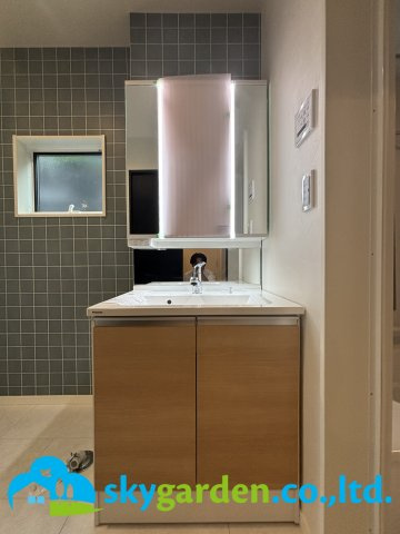 秦野市曽屋　未入居戸建　全1棟1号棟の独立洗面台