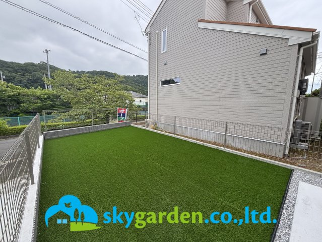 秦野市曽屋　未入居戸建　全1棟1号棟の庭