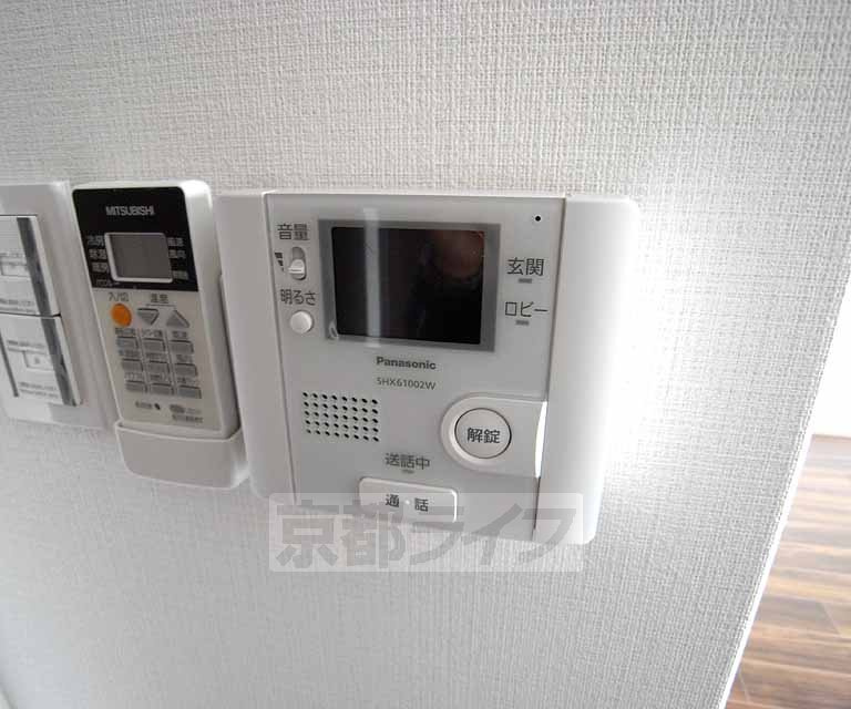 べラジオ西陣聚楽のセキュリティ|TVモニター付インターホン
