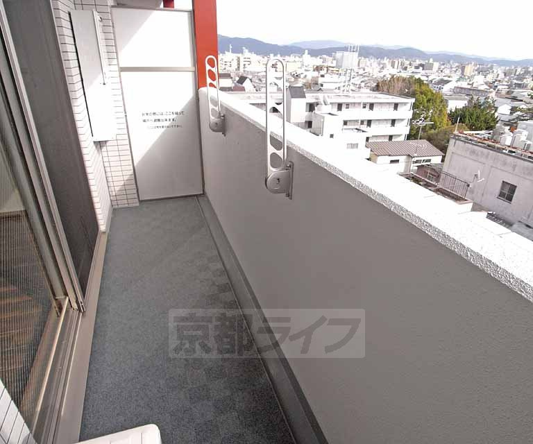 べラジオ西陣聚楽のバルコニー