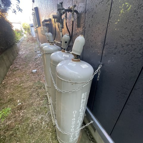 健康マンション1号館の庭