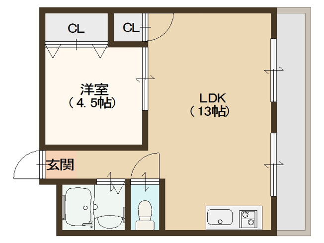 【間取り】 | Grand　corp Cattleya