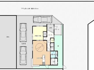 【区画図】 | 栗東市下戸山　 中古戸建