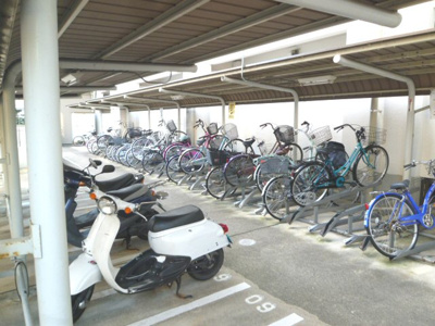 【駐輪場】 | 九条住宅B棟