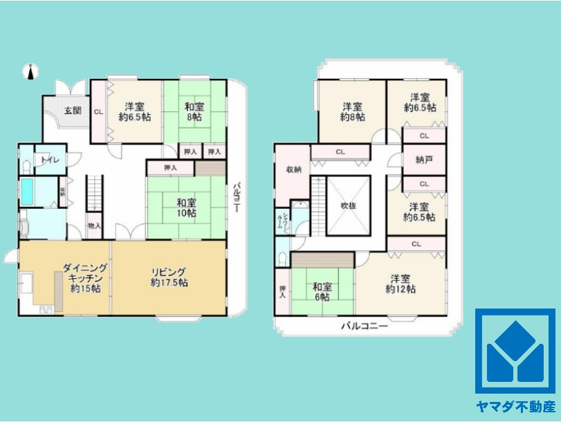 伏見区深草谷口町の間取り
