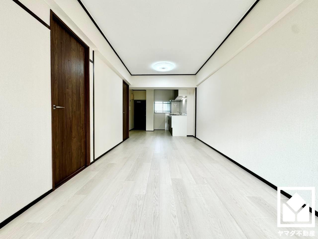 九条住宅B棟の居間・リビング