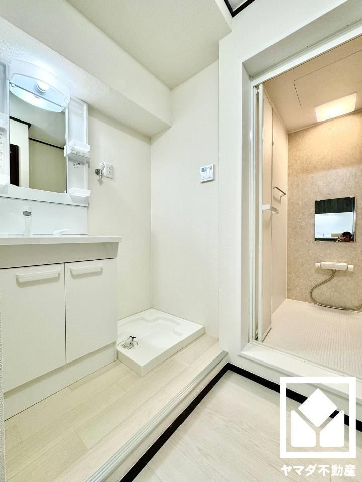 九条住宅B棟の洗面所