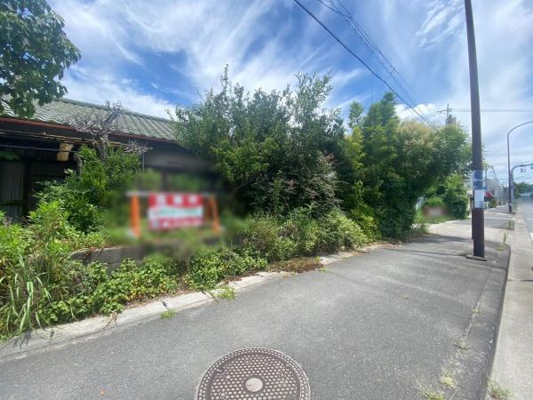 海南市大野中　土地の前面道路含む現地写真