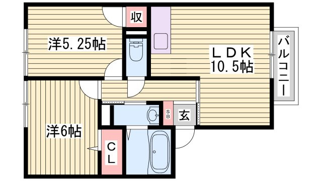 プレミールトモの間取り